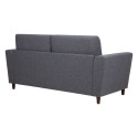 Sofa bed VESPER 2-seater, dark grey