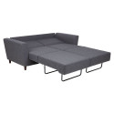 Sofa bed VESPER 2-seater, dark grey