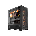 Computer Case - DarkFlash AIRNOVA Big Tower, 10 Fan Support, 395 mm GPU, Black