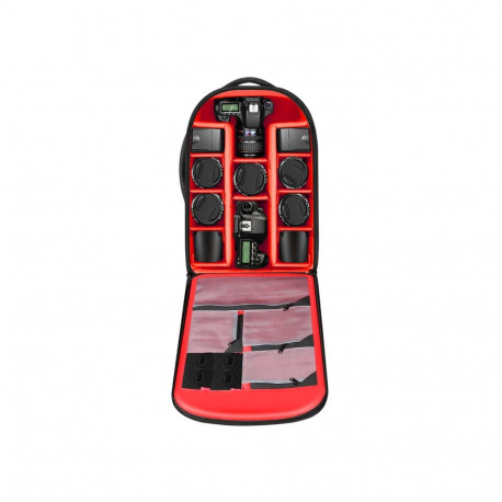Camera Backpack - Neewer NW3300 2-In-1 Design, 11 Compartments, Waterproof Red