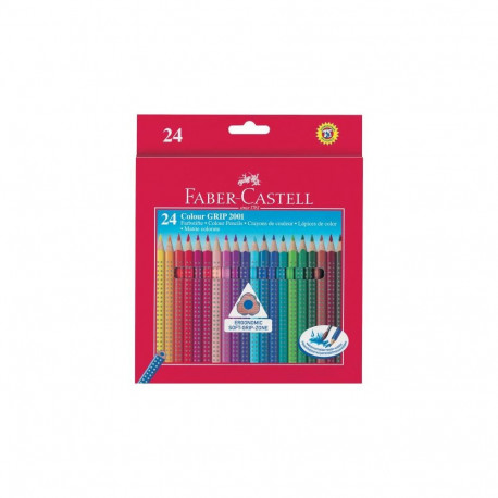 Colored Pencil - Faber Castell FC-112424, 24 Pcs, Multi Colors
