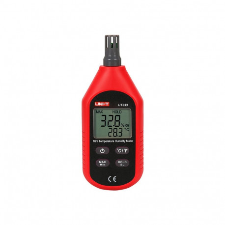 Measurement Device - UNI-T UT333 Digital Temperature And Humidity Meter, -10°C To 60°C, 0% To 100% R