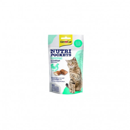 GIMCAT Nutri pockets Dental Poultry - cat treats - 60g