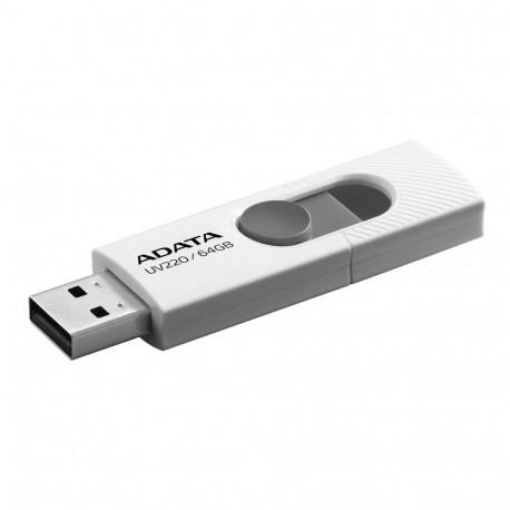 ADATA mälupulk UV220 64GB USB Type-A, valge/hall