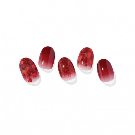 Geellakikleebiste maniküürikomplekt Ohora Semi Cured Gel Nail Strips (N Love Affair)