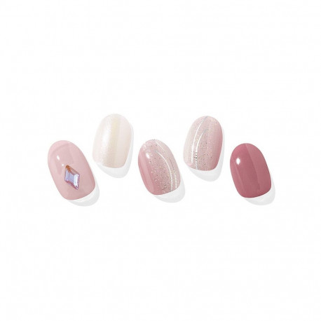 Geellakikleebiste maniküürikomplekt Ohora Semi Cured Gel Nail Strips (N Muhly)