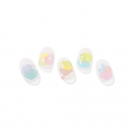 Geellakikleebiste maniküürikomplekt Ohora Semi Cured Gel Nail Strips (N Tint Drop)