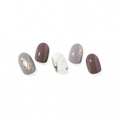 Geellakikleebiste maniküürikomplekt Ohora Semi Cured Gel Nail Strips (N Nuance Marble)