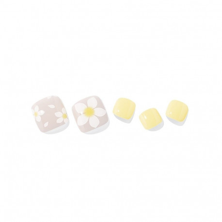 Geellakikleebiste pediküürikomplekt Ohora Semi Cured Gel Pedicure Strips (P Frangipani)