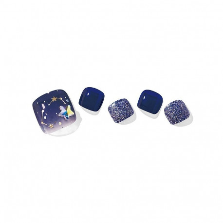 Geellakikleebiste pediküürikomplekt Ohora Semi Cured Gel Pedicure Strips (P Astro)