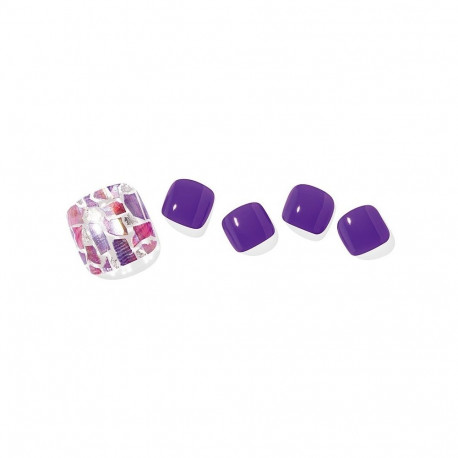 Ohora Semi Cured Gel Pedicure Strips (P Orchid)