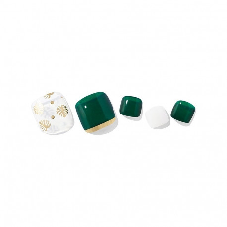 Geellakikleebiste pediküürikomplekt Ohora Semi Cured Gel Pedicure Strips (P Monstera)