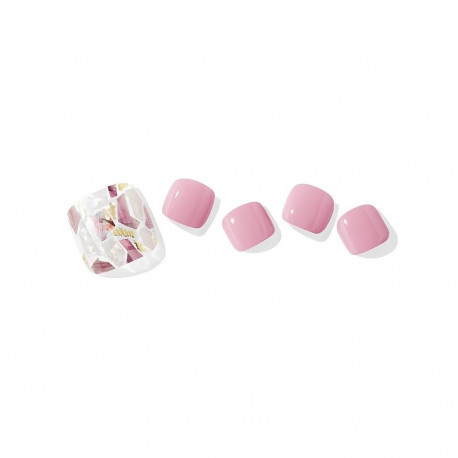 Geellakikleebiste pediküürikomplekt Ohora Semi Cured Gel Pedicure Strips (P Be My Lady)