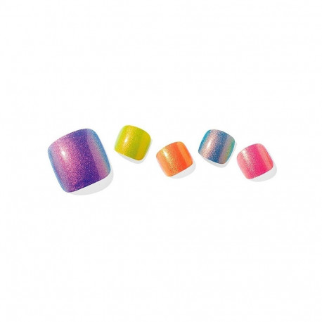 Geellakikleebiste pediküürikomplekt Ohora Semi Cured Gel Pedicure Strips (P Chemistry)