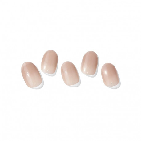 Geellakikleebiste maniküürikomplekt Ohora Semi Cured Gel Nail Strips (N Mild Latte)