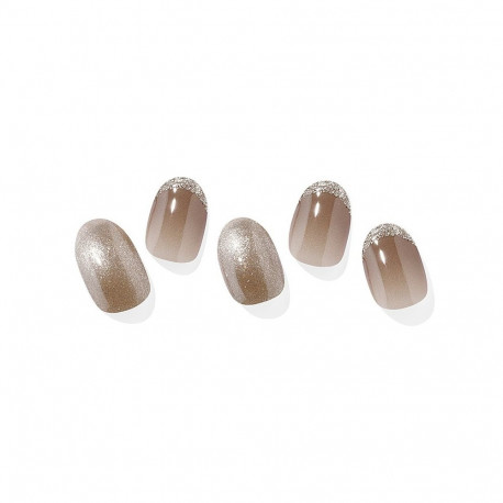 Geellakikleebiste maniküürikomplekt Ohora Semi Cured Gel Nail Strips (N Briller)