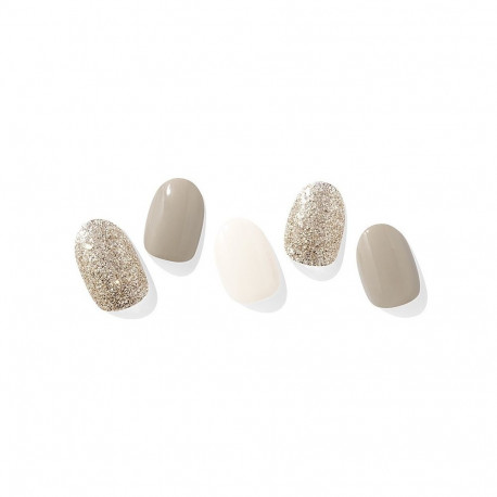 Geellakikleebiste maniküürikomplekt Ohora Semi Cured Gel Nail Strips (N Gold Coast)