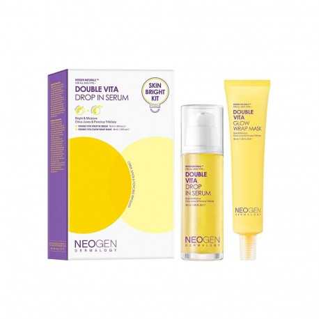Neogen Dermalogy Double Vita Drop In Serum Skin Bright Kit