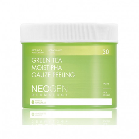 Koorimispadjakesed Neogen Dermalogy Green Tea Moist PHA Gauze Peeling