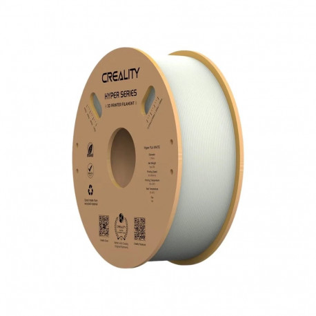 3D Printing Filament - Creality Hyper PLA 1.75mm 190-230°C 1kg White