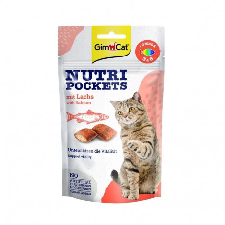 GIMCAT kassi maiused Nutri pockets lõhe 60g