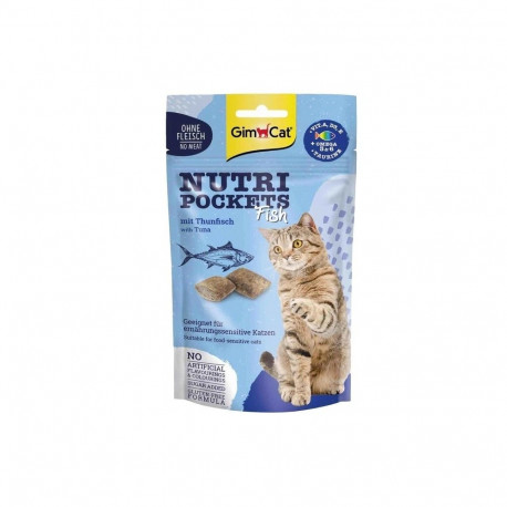 GIMCAT kassimaiused Nutri pockets 60g, tuunikala