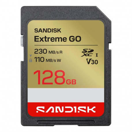 SanDisk SD-kaart Extreme GO 128GB SDXC UHS-I