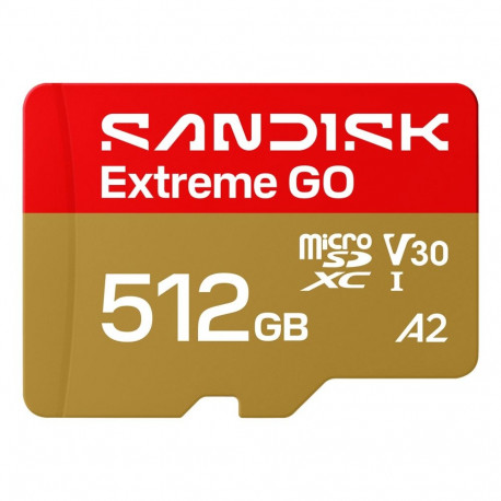 SanDisk mälukaart Extreme GO 512GB MicroSDXC UHS-I