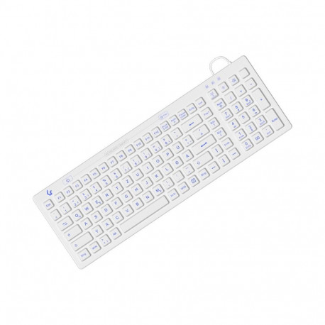 KeySonic KSK-6031INEL-Wh (DE) keyboard Industrial USB QWERTZ German White