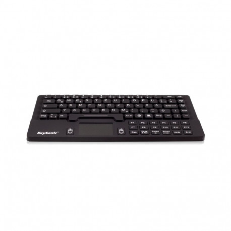KeySonic klaviatuur KSK-5031IN (DE) universaalne USB QWERTZ saksa asetus, must