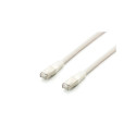 Equip ühenduskaabel Cat.6A Platinum S/FTP 0.5m 10tk/komplekt, valge
