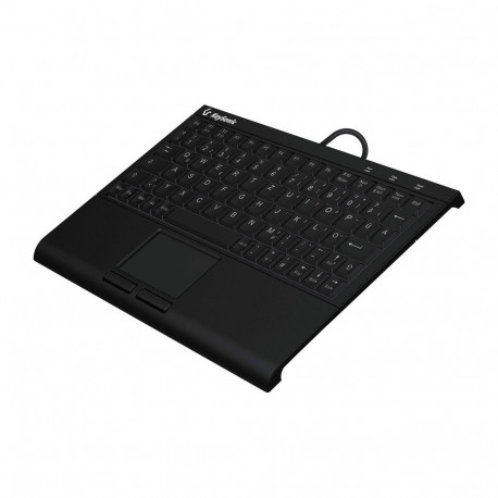 KeySonic klaviatuur KSK-3211ELU USB QWERTZ (DE), must