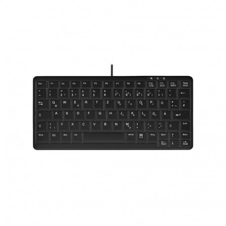 Contour Design tööstusklaviatuur DE 4100 Active Key IP68 mini juhtmevaba, must