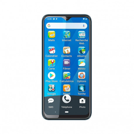 ORDISSIMO nutitelefon LeNuméro2 16cm (6.3") ühe SIM-kaardiga Android 10 4G USB Type-C 4GB 64GB 4000m