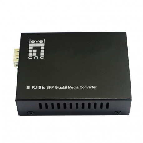 LevelOne RJ45-SFP gigabitine meediakonverter 802.3bt 60W PoE PSE