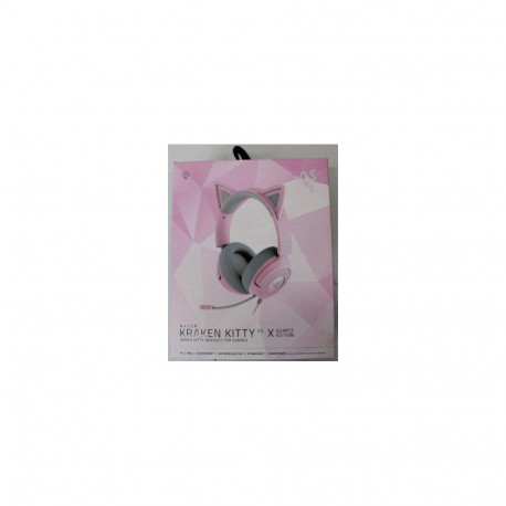Razer SALE OUT. Kraken Kitty V3 X Headset, Quartz | SALE OUT. Gaming Headset | Kraken Kitty V3 X | W