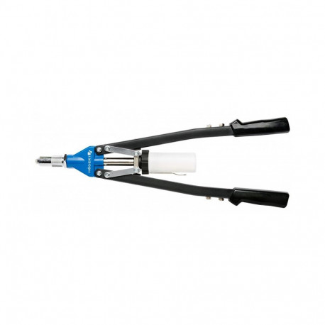 Hogert HT2C156 two-hand riveter, 530mm, 5 nosepieces 3.2-6.4mm, aluminium body, steel levers