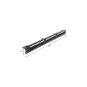 "DELOCK 19 1HE Patchpanel 24Port Cat.6, LED schwarz"