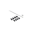 DELOCK patchpaneel 19 1HE 24Port Cat.6 LED, must