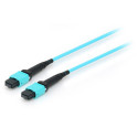 Equip MTP/MTP Trunk Fiber Optic Patch Cable, OM4, 15m