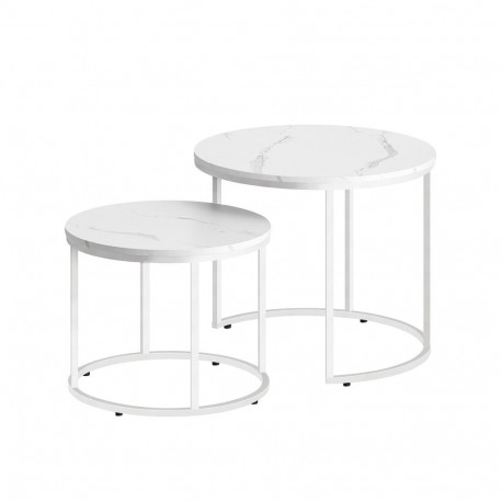 Laudade komplekt 2-osaline 43x43x35 53x53x45, valge