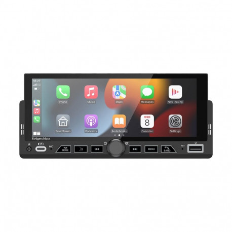 Kruger&Matz autoradio KM2017 1DIN CarPlay/AndroidAuto