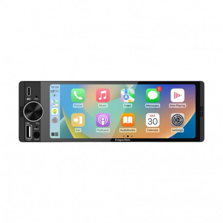 Kruger&Matz KM2016 1DIN CarPlay/AndroidAuto car radio