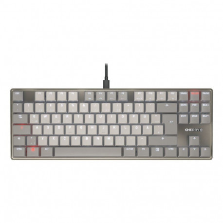 CHERRY KC 500 MX LP TKL klaviatuur kodu/kontor USB QWERTZ saksa hall