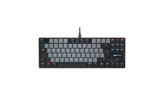 CHERRY KC 500 MX LP TKL keyboard Home/Office USB QWERTZ German Black, Grey