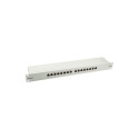 Equip jaotuspaneel 327316 Premium 16-port Cat.5e varjestatud, helehall