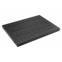 Equip muudetav riiul 19' 1U 350mm, must