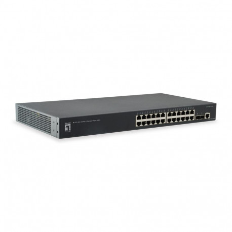 LevelOne KILBY 26-Port L2 Managed Gigabit Switch, 2 x 10GbE SFP+