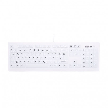 Contour Design silikoonkate C8100 Active Key Contour ClassicClean täissuuruses DE, valge