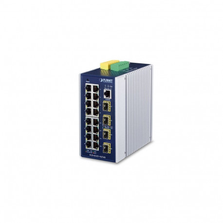 PLANET IGS-6325-16T4S network switch Managed L3 Gigabit Ethernet (10/100/1000) Blue, Grey